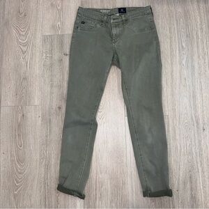 AG Adriano Goldschmied Olive Skinny Jeans